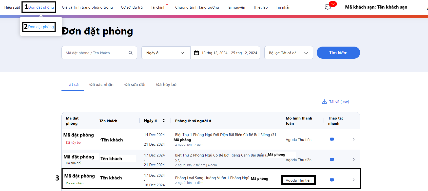 Reporting-booking-selectbooking-agodacollect